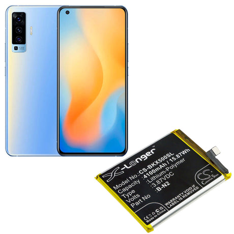 3.87V, Li-Polymer, 4100mAh, SmartPhone battery fits Vivo, B-n2, V2001, V2001a, 15.87Wh Mobile, SmartPhone Cameron Sino Technology Limited (Smartphone)