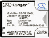 3.7V, Li-ion, 1450mAh, SmartPhone battery fits Vodafone, Li3714t42p3h645042, Smart First 7, Vfd 200, 5.37Wh Mobile, SmartPhone Cameron Sino Technology Limited (Smartphone)