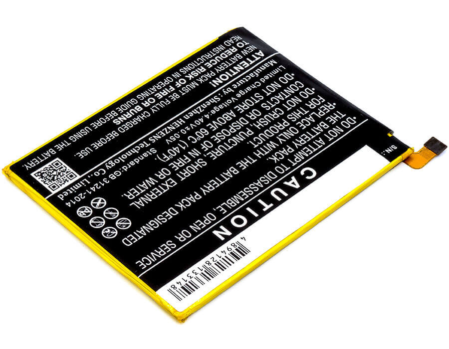 3.85V, Li-Polymer, 3000mAh, SmartPhone battery fits Zte, Vodafone, Li3930t44p6h816437, Smart V8, Vfd 710, 11.55Wh Mobile, SmartPhone Cameron Sino Technology Limited (Smartphone)