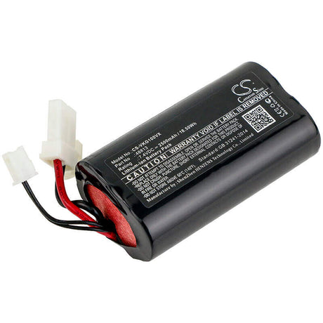 7.4V, Li-ion, 2500mAh, Vacuum battery fits Vorwerk, Kobold Vg100, 18.50Wh Vacuum Cameron Sino Technology Limited