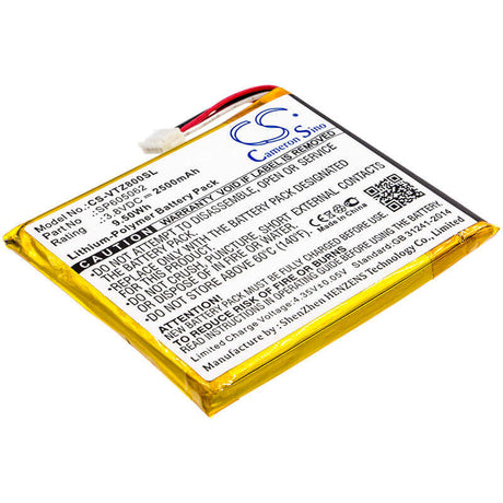 Tablet Battery For Vtech, 80-169500, Kidibuzz 3.8v, 2500mah - 9.50wh Tablet Cameron Sino Technology Limited
