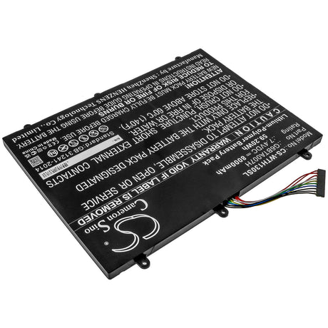 7.4V, Li-Polymer, 8000mAh, Tablet battery fits Wacom, G6bta007h, Cintiq Companion 2, Dth-w1300, 59.20Wh Tablet Cameron Sino Technology Limited