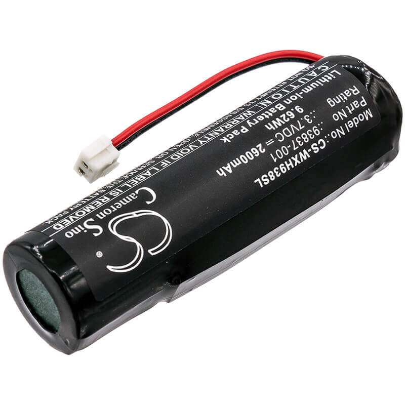 3.7V, Li-ion, 2600mAh, Shaver battery fits Wahl, 3024975, 1919, 8148, 9.62Wh Shaver Cameron Sino Technology Limited