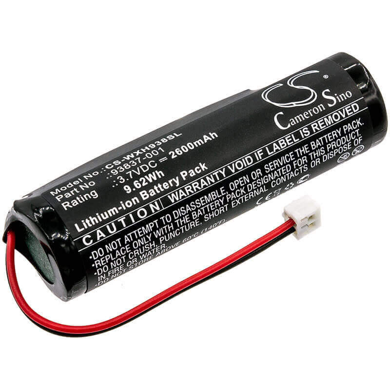 3.7V, Li-ion, 2600mAh, Shaver battery fits Wahl, 3024975, 1919, 8148, 9.62Wh Shaver Cameron Sino Technology Limited