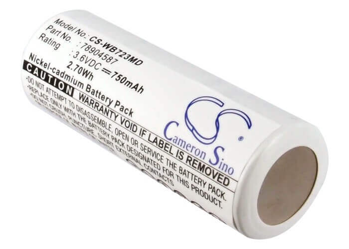 3.6V, Ni-CD, 750mAh, Medical battery fits Cardinal Medical, Diversified Medical, Welch-allyn, 78904587, Cjb-723, 2.7Wh Medical Cameron Sino Technology Limited (Medical)