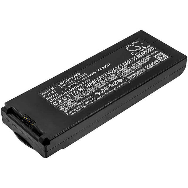 11.1V, Li-ion, 7800mAh, Medical battery fits Welch-allyn, Batt69, Connex 6000 Vital Signs Monito, Connex Spot, 86.58Wh Medical Cameron Sino Technology Limited (Medical)