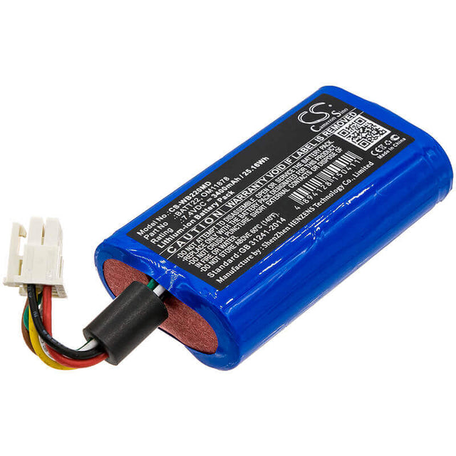 7.4V, Li-ion, 3400mAh, Medical battery fits Welch-allyn, 901000, Connex Spot, Connex Spot Monitor, 25.16Wh Medical Cameron Sino Technology Limited (Medical)