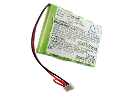 6.0V, Ni-MH, 2000mAh, Medical battery fits Welch-allyn, 4500-505, Lxi Spot Check Printer, Lxi Vital Signs Printer, 12.00Wh Medical Cameron Sino Technology Limited (Medical)