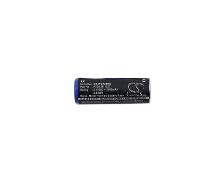 2.4V, Ni-MH, 1100mAh, Medical battery fits Welch-allyn, B11027, 72900, 2.64Wh Medical Cameron Sino Technology Limited (Medical)