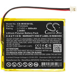 3.7V, Li-Polymer, 800mAh, E-book, E-reader battery fits Wexler, Yt453949, E5001, 2.96Wh E-book, E-reader Cameron Sino Technology Limited