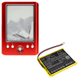 3.7V, Li-Polymer, 800mAh, E-book, E-reader battery fits Wexler, Yt453949, E5001, 2.96Wh E-book, E-reader Cameron Sino Technology Limited
