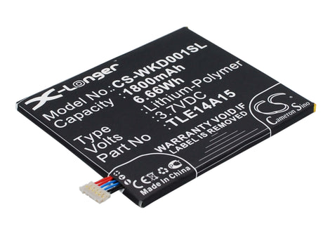 Battery For Wiko Darkmoon 3.7v, 1800mah - 6.66wh Batteries for Electronics Cameron Sino Technology Limited (Suspended)   