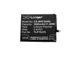 3.8V, Li-Polymer, 3000mAh, SmartPhone battery fits Wiko, Tlp15j15, Fever, Fever 4g, 11.4Wh Mobile, SmartPhone Cameron Sino Technology Limited (Smartphone)