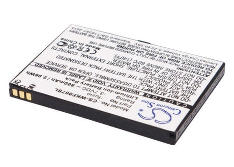 3.7V, Li-ion, 800mAh, SmartPhone battery fits Wiko, Fuzio, Fuzio, 2.96Wh Mobile, SmartPhone Cameron Sino Technology Limited (Suspended)