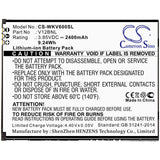 3.85V, Li-ion, 2400mAh, SmartPhone battery fits Wiko, V12bnl, Harry 2, Tommy 3 Plus, 9.24Wh Mobile, SmartPhone Cameron Sino Technology Limited (Smartphone)