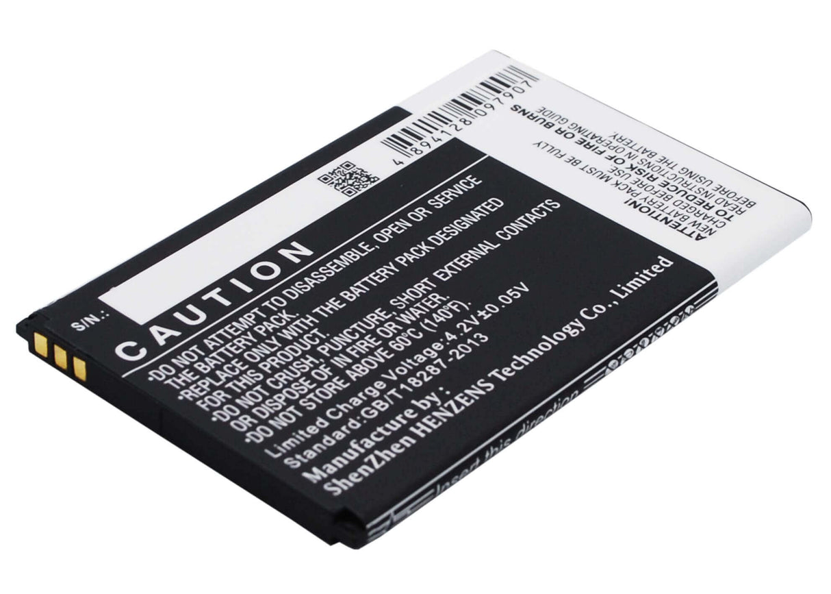 3.7V, Li-ion, 1800mAh, SmartPhone battery fits Wiko, Lenny, B0386126, Lenny, 6.66Wh Mobile, SmartPhone Cameron Sino Technology Limited (Smartphone)