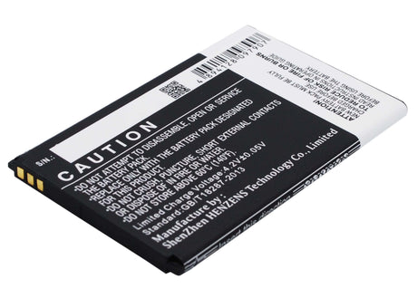 3.7V, Li-ion, 1800mAh, SmartPhone battery fits Wiko, Lenny, B0386126, Lenny, 6.66Wh Mobile, SmartPhone Cameron Sino Technology Limited (Smartphone)