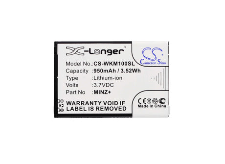 Battery For Wiko Minz, Minz+, M066win 3.7v, 950mah - 3.52wh Batteries for Electronics Cameron Sino Technology Limited (Suspended)   