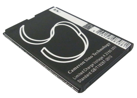 3.7V, Li-ion, 1100mAh, SmartPhone battery fits Wiko, Ozzy, Ozzy, Ozzy Double Sim, 4.07Wh Mobile, SmartPhone Cameron Sino Technology Limited (Smartphone)