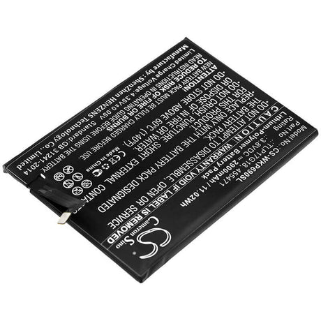 3.8V, Li-Polymer, 2900mAh, SmartPhone battery fits Wiko, 455471, P6901, Wim Lite, 11.02Wh Mobile, SmartPhone Cameron Sino Technology Limited (Smartphone)
