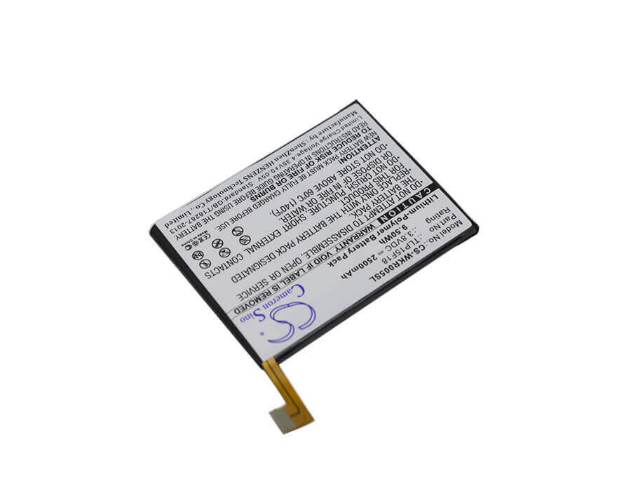 3.8V, Li-Polymer, 2500mAh, SmartPhone battery fits Wiko, Tlp15f18, Rainbow Up, Rainbow Up 4g Dual Sim Lte, 9.5Wh Mobile, SmartPhone Cameron Sino Technology Limited (Smartphone)