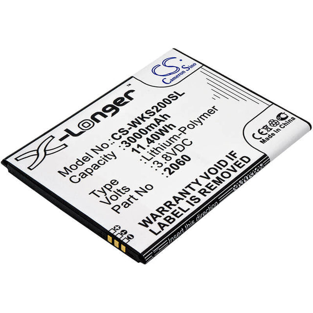 3.8V, Li-Polymer, 3000mAh, SmartPhone battery fits Casper, Wiko, 5260, Via V6x, 11.4Wh Mobile, SmartPhone Cameron Sino Technology Limited (Smartphone)