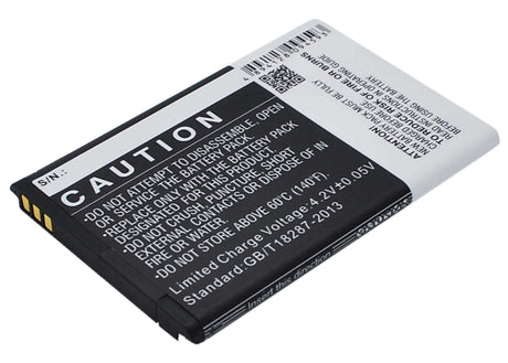3.7V, Li-ion, 950mAh, SmartPhone battery fits Wiko, Dolfy, Dolfy, Kar 2, 3.52Wh Mobile, SmartPhone Cameron Sino Technology Limited (Suspended)