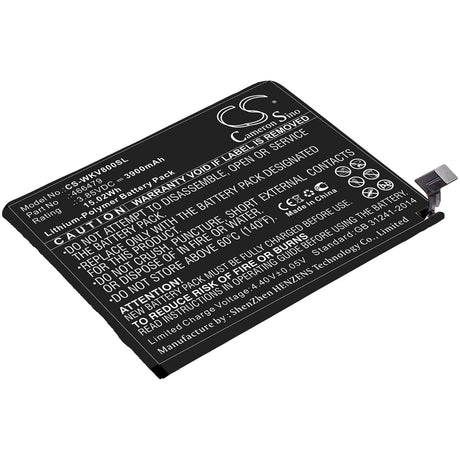 3.85V, Li-Polymer, 3900mAh, SmartPhone battery fits Sugar, Wiko, 466479, C13, 15.02Wh Mobile, SmartPhone Cameron Sino Technology Limited (Smartphone)