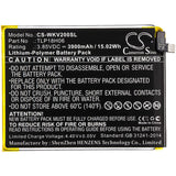 3.85V, Li-Polymer, 3900mAh, SmartPhone battery fits Wiko, Tlp18h06, M2354, View2 Go, 15.02Wh Mobile, SmartPhone Cameron Sino Technology Limited (Smartphone)