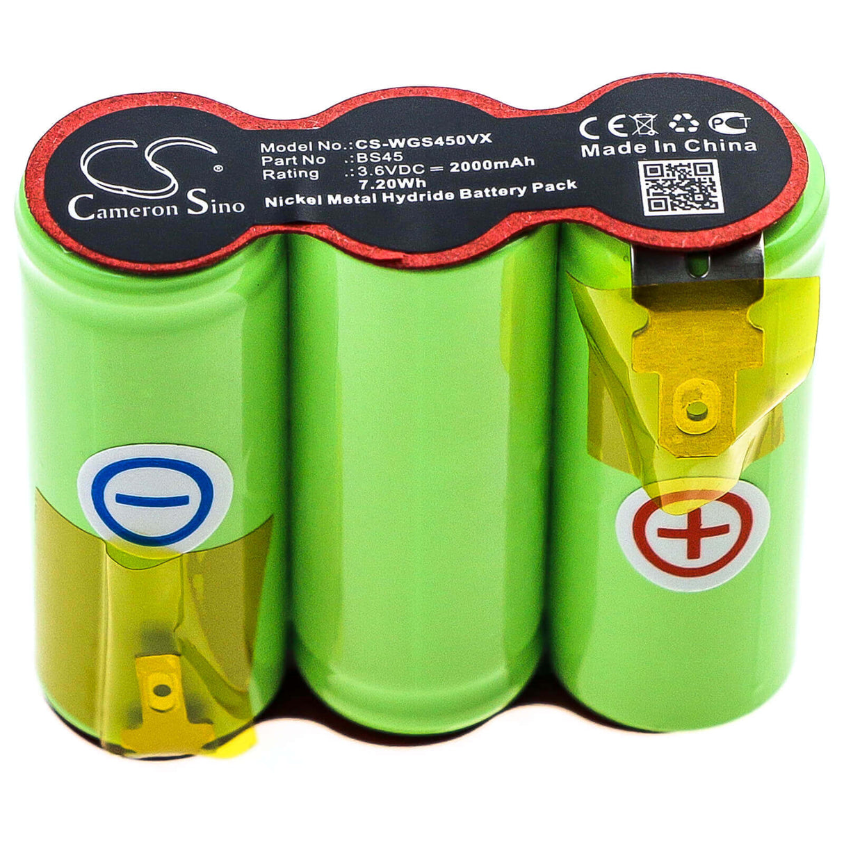 3.6V, Ni-MH, 2000mAh, Gardening Tools battery fits Wolf Garten, 70845 055, Grass Shears Accu 45 Serie B-d, Rasenschere, 7.20Wh Gardening Tools Cameron Sino Technology Limited (Power Tools)