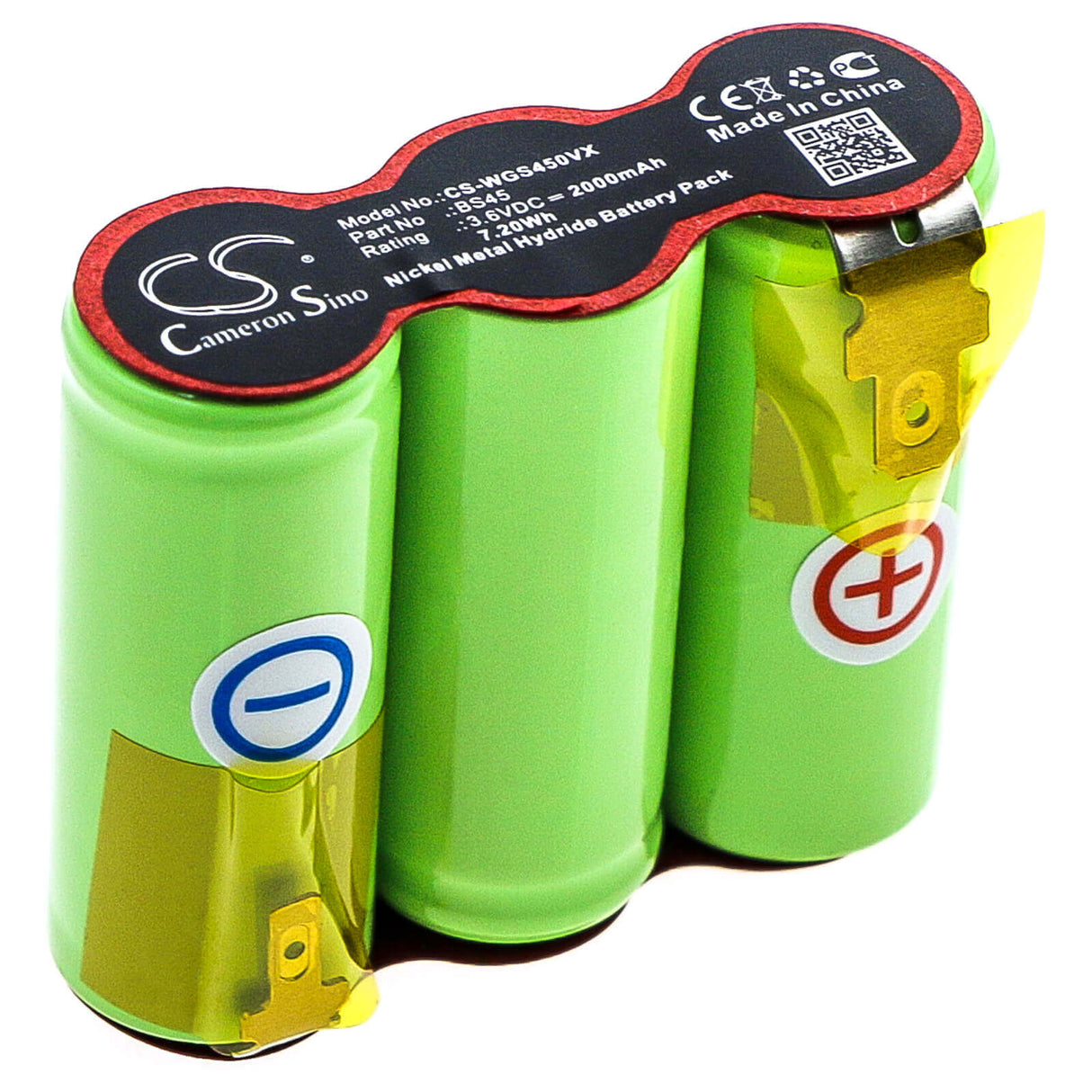 3.6V, Ni-MH, 2000mAh, Gardening Tools battery fits Wolf Garten, 70845 055, Grass Shears Accu 45 Serie B-d, Rasenschere, 7.20Wh Gardening Tools Cameron Sino Technology Limited (Power Tools)