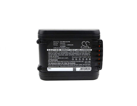 12.0V, Li-ion, 2000mAh, Power Tools battery fits Worx, Wa3540, Wu137, Wu161, 24Wh Power Tools Cameron Sino Technology Limited (Power Tools)
