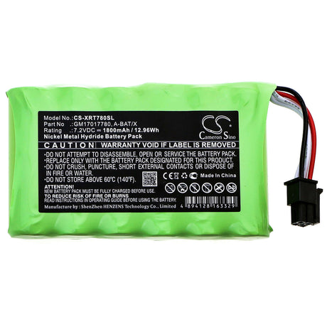 7.2V, Ni-MH, 1800mAh, Equipment battery fits X-rite, A-bat/x, Coloreye XTH, 12.96Wh Equipment, Survey, Test Cameron Sino Technology Limited