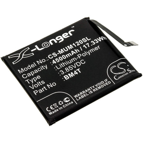 3.85V, Li-Polymer, 4500mAh, SmartPhone battery fits Xiaomi, Bm4t, 10x Pro 5g, M2004j7bc, 17.33Wh Mobile, SmartPhone Cameron Sino Technology Limited (Smartphone)