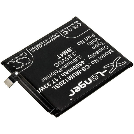 3.85V, Li-Polymer, 4500mAh, SmartPhone battery fits Xiaomi, Bm4t, 10x Pro 5g, M2004j7bc, 17.33Wh Mobile, SmartPhone Cameron Sino Technology Limited (Smartphone)