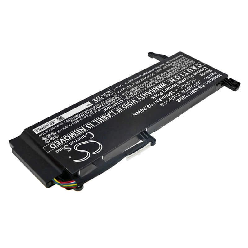 Battery For Xiaomi, 171502-ad, 171502-ai, 171502-ak 15.2v, 3500mah - 53.20wh Notebook, Laptop Cameron Sino Technology Limited   