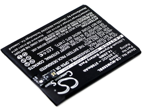 3.85V, Li-Polymer, 3700mAh, SmartPhone battery fits Xiaomi, Bm48, 2015211, Note 2 Standard, 14.25Wh Mobile, SmartPhone Cameron Sino Technology Limited (Smartphone)