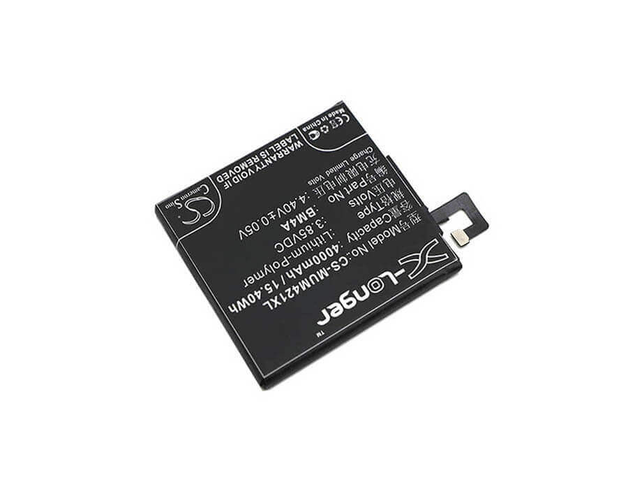 3.85V, Li-Polymer, 4000mAh, SmartPhone battery fits Xiaomi, Bm4a, 2016020, 2016021, 15.4Wh Mobile, SmartPhone Cameron Sino Technology Limited (Smartphone)