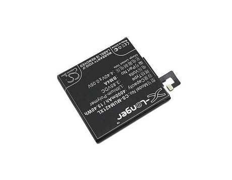 3.85V, Li-Polymer, 4000mAh, SmartPhone battery fits Xiaomi, Bm4a, 2016020, 2016021, 15.4Wh Mobile, SmartPhone Cameron Sino Technology Limited (Smartphone)