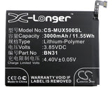 3.85V, Li-Polymer, 3000mAh, SmartPhone battery fits Xiaomi, Redmi, Bn31, M1803e6c, M1803e6e, 11.55Wh Mobile, SmartPhone Cameron Sino Technology Limited (Smartphone)