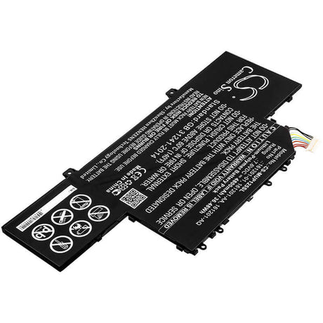 7.6V, Li-Polymer, 4800mAh, Tablet battery fits Xiaomi, 161201-01, Air 12.5, 36.48Wh Tablet Cameron Sino Technology Limited
