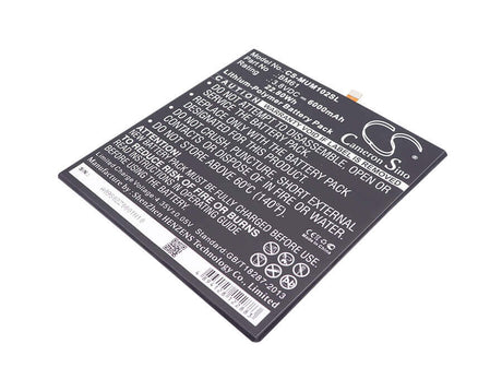 3.8V, Li-Polymer, 6000mAh, Tablet battery fits Xiaomi, Bm61, A2015716, Gd4250, 22.80Wh Tablet Cameron Sino Technology Limited