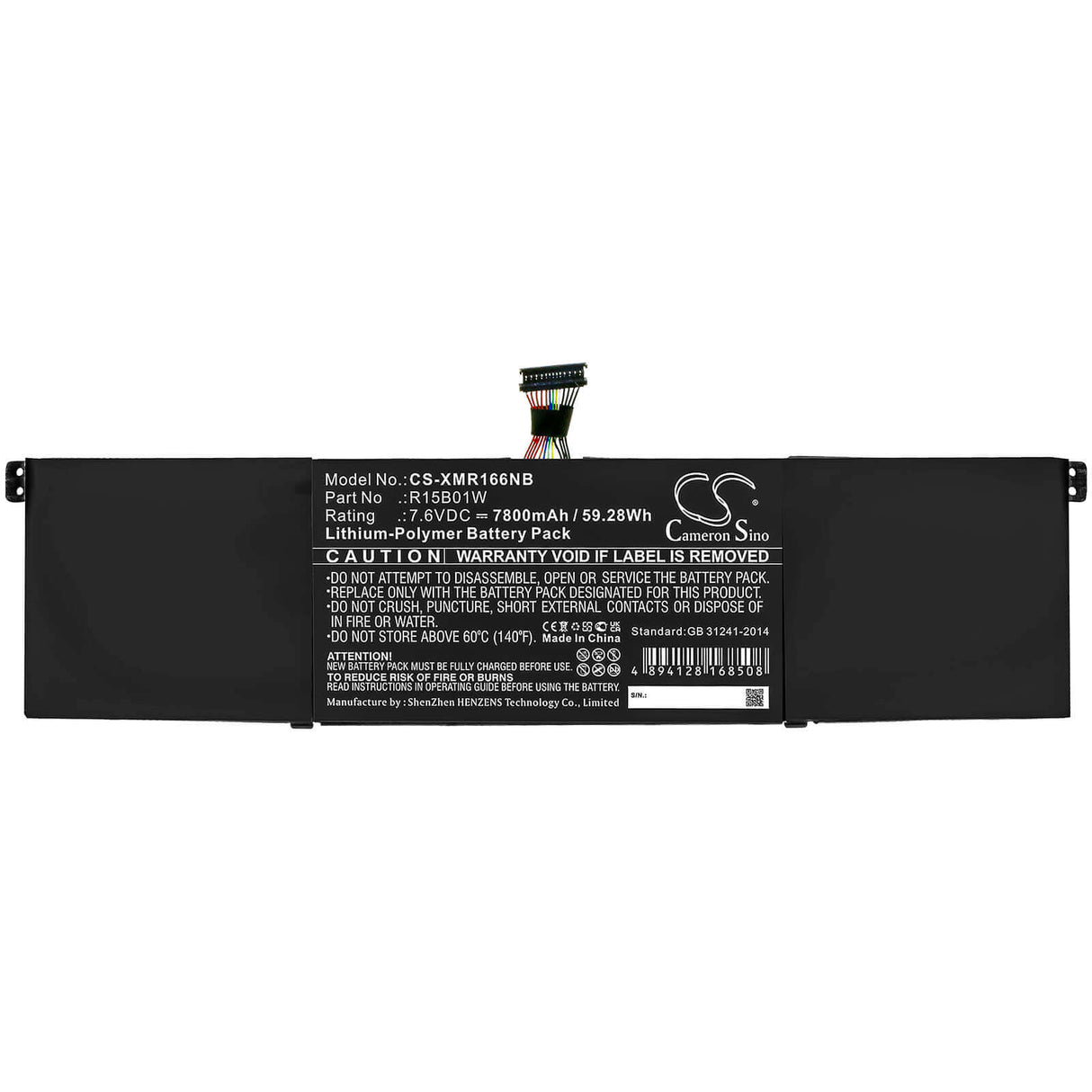 Battery For Xiaomi, Inchpro 15.6, Mi Pro 15.6, Mi Pro 15.6 I3 8130u/4gb/128gb 7.6v, 7800mah - 59.28wh Notebook, Laptop Cameron Sino Technology Limited   