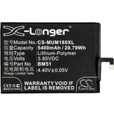 3.85V, Li-Polymer, 5400mAh, SmartPhone battery fits Xiaomi, Bm51, M1804e4a, M1804e4c, 20.79Wh Mobile, SmartPhone Cameron Sino Technology Limited (Smartphone)