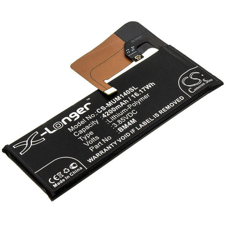 3.85V, Li-Polymer, 4200mAh, SmartPhone battery fits Xiaomi, Bm4m, M2001j1g, Mi 10 Pro, 16.17Wh Mobile, SmartPhone Cameron Sino Technology Limited (Smartphone)