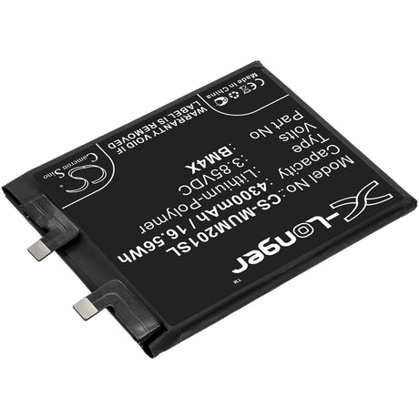 3.85V, Li-Polymer, 4300mAh, SmartPhone battery fits Xiaomi, Bm4x, M2011k2c, M2011k2g, 16.56Wh Mobile, SmartPhone Cameron Sino Technology Limited (Smartphone)