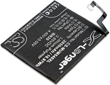 3.85V, Li-Polymer, 2850mAh, SmartPhone battery fits Xiaomi, Bn20, Meri, Mi 5c, 10.97Wh Mobile, SmartPhone Cameron Sino Technology Limited (Smartphone)