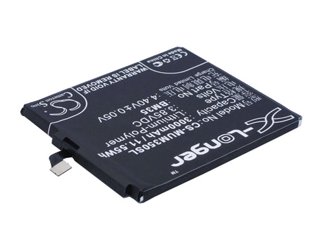 3.85V, Li-Polymer, 3000mAh, SmartPhone battery fits Xiaomi, Bm35, Mi 4c, Mi 4c Dual Sim, 11.55Wh Mobile, SmartPhone Cameron Sino Technology Limited (Smartphone)