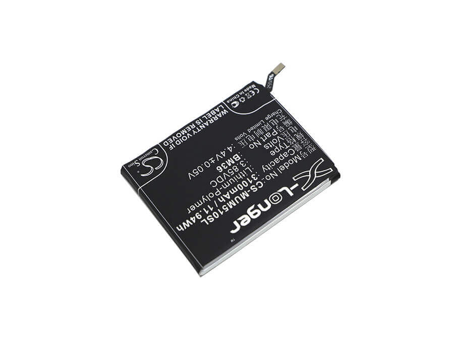 3.85V, Li-Polymer, 3100mAh, SmartPhone battery fits Xiaomi, Bm36, Mi 5s, Mi 5s Extreme Edition, 11.94Wh Mobile, SmartPhone Cameron Sino Technology Limited (Smartphone)