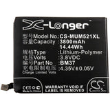 3.8V, Li-Polymer, 3800mAh, SmartPhone battery fits Xiaomi, Bm37 ( China Version ), Mi 5s Plus ( China Version ), Mi 5s Plus Premium Edition ( C, 14.44Wh Mobile, SmartPhone Cameron Sino Technology Limited (Smartphone)